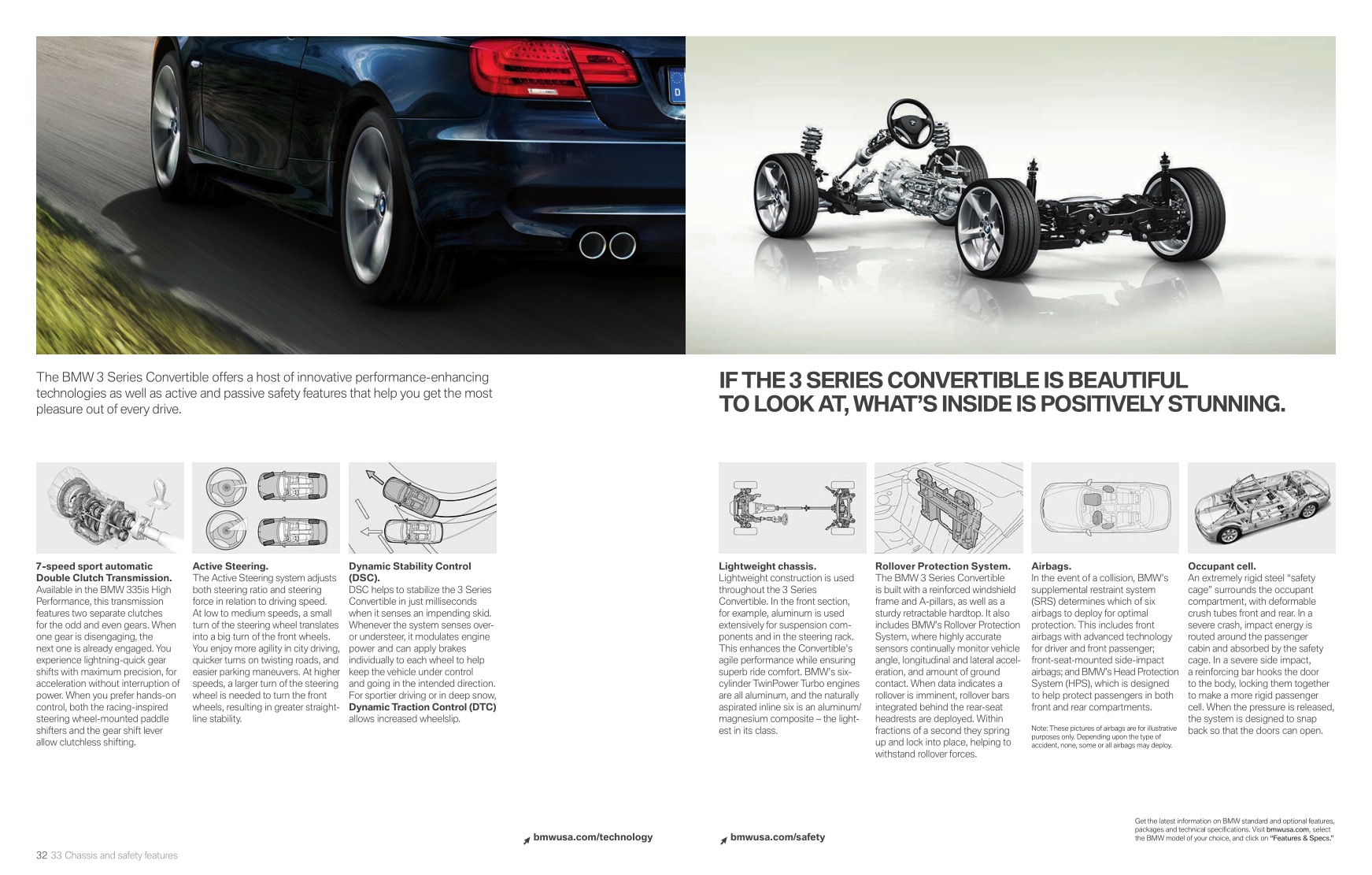 2012 BMW 3-Series Convertible Brochure Page 16
